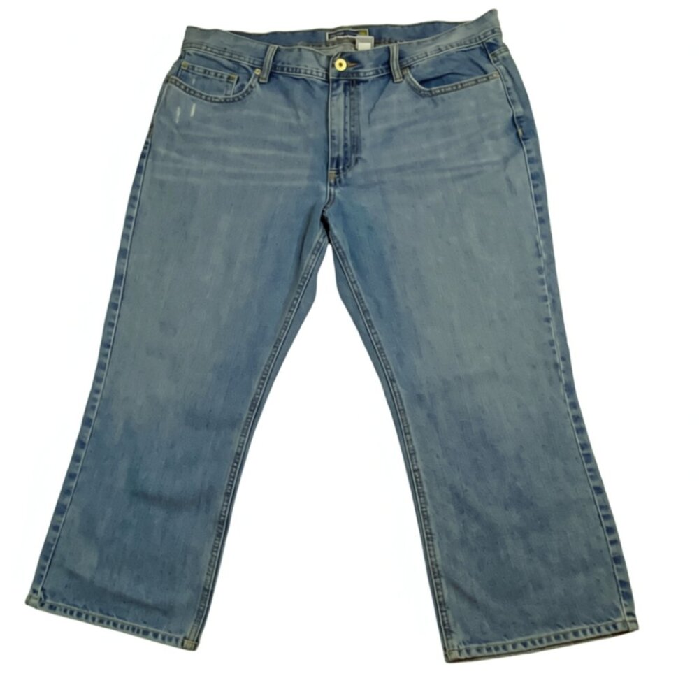Old Navy Vintage 2005 Low Waist Crop Capri Jeans Size 16 Medium Wash